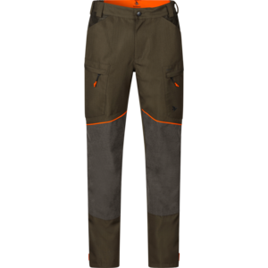 Venture Byxor Seeland - Pine green/Hi-Vis orange 