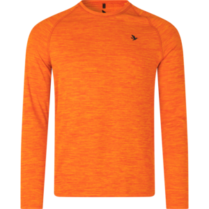 Active L/S t-shirt Seeland - Hi-vis orange 