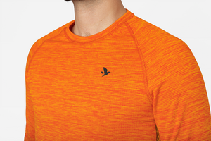 Active L/S t-shirt Seeland - Hi-vis orange 