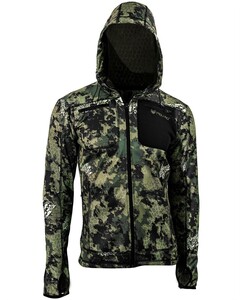 Thon Hoodie 3D Fade Camo Haunter - Green/Black