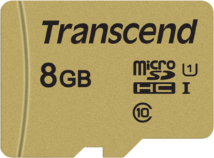 Minneskort Gold 500S microSD w/adp (V30) R95/W60 8GB