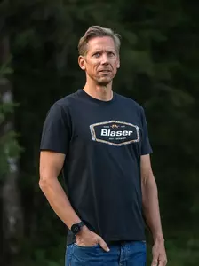 Badge T-Shirt 24 Blaser - Black