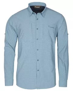 Insectsafe Skjorta Pinewood - Fog Blue/Offwhite 