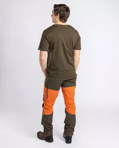 Abisko Brenton Byxa Pinewood - B.Orange/Mossgreen 