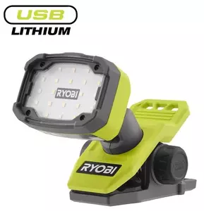 Ryobi RLC4-0 Lampa med klämfäst 4V USB Lithium