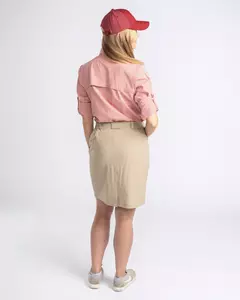 Insectsafe Skjorta Dam Pinewood - Brick Pink/Offwhite 
