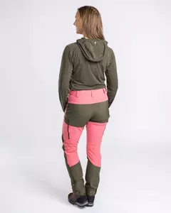 Abisko Brenton Byxa Dam Pinewood - Pink Blush/Mossgreen 