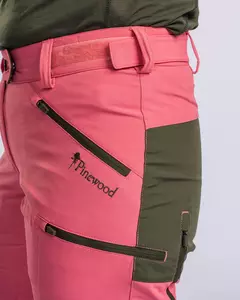 Abisko Brenton Byxa Dam Pinewood - Pink Blush/Mossgreen 