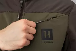 Olaf Fleece Jacka Härkila - Shadow Brown/Forest night 