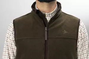 Woodcock Earl Fleece Väst Seeland - Dark Grey Melange 