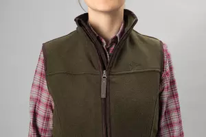 Woodcock Ivy Fleece Väst Dam Seeland - Pine Green Melange 