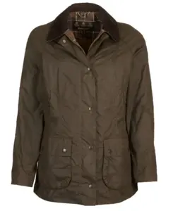 Classic Beadnell Wax Jacket Barbour - Olive