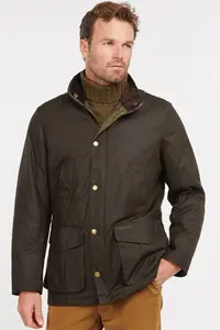 Hereford Wax Jacket Barbour - Olive