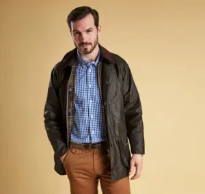 Classic Beaufort Wax Jacket Barbour - Dark Olive 