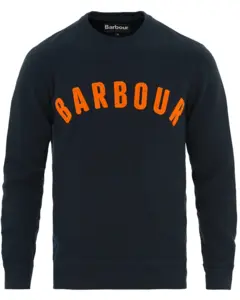 Prep Logo Crew Neck Sweatshirt Barbour - Navy