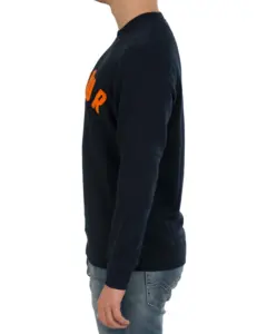 Prep Logo Crew Neck Sweatshirt Barbour - Navy