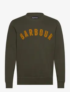 Prep Logo Crew Neck Sweatshirt Barbour - Olive