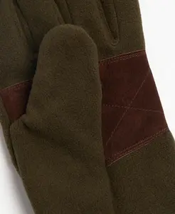 Coalford Fleece Gloves Barbour - Olive
