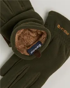 Coalford Fleece Gloves Barbour - Olive