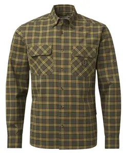 Creek Shooting Fit Coolmax Shirt Chevalier - Moss Checked 