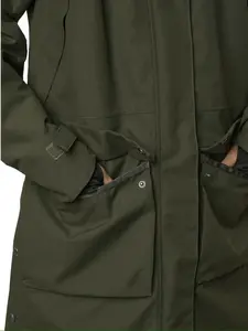 Fractus Chevalite Rain Coat Dam Chevalier - Tobacco Green 