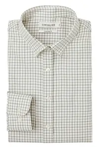 Chorley Shooting Fit Shirt Dam Chevalier - Thyme Green Tattersall 