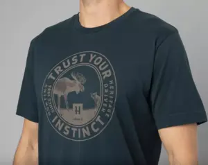 Moose S/S t-shirt Härkila - Dark Navy 