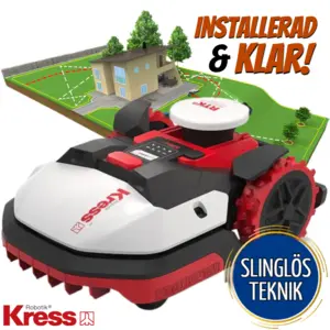 Kress KR171E RTK 1500 m² Robotgräsklippare med OAS - Installerad & Klar!