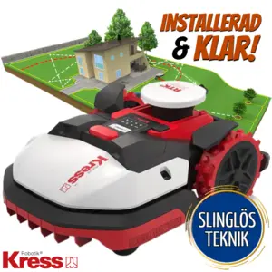 Kress KR160E.A RTK 600 m² Robotgräsklippare med OAS - Installerad & Klar!