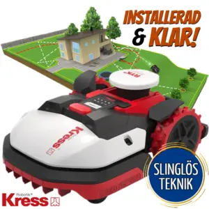Kress KR174E RTK 5 000 m² Robotgräsklippare med OAS - Installerad & Klar!