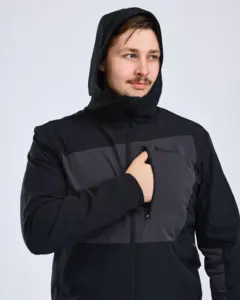 Abisko Light Stretchjacka Pinewood - Black/D.Anthracite 
