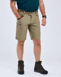 Abisko Light Stretch Shorts Pinewood - Mole Brown 