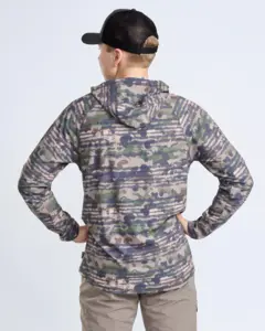 Air Vent Hoodie Pinewood - Green Camou 