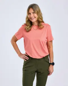 Funktions T-shirt Dam Pinewood - Lantana Pink 