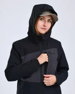 Abisko Light Stretchjacka Dam Pinewood - Black/D.Anthracite 