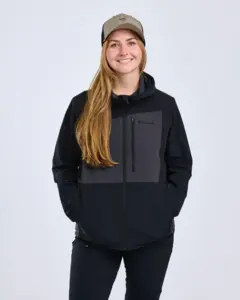 Abisko Light Stretchjacka Dam Pinewood - Black/D.Anthracite 