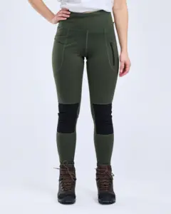 Finnveden Active Tights 2.0 Dam Pinewood - Moss Green 