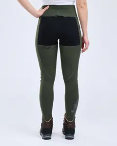 Finnveden Active Tights 2.0 Dam Pinewood - Moss Green 