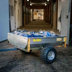 Tippvagn ATV 500 kg med galvad durkplåt Kellfri