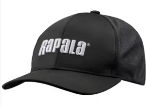 Rapala Black Mesh Snapback Keps