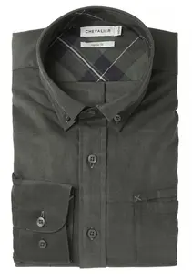 Walton Light Cord Shirt Chevalier - Midnight Pine 