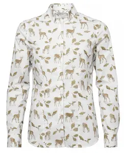 Lindsey Contemporary Fit Shirt Dam - Oh Deer Brown 