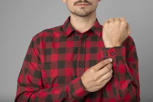 Härkila Scandinavian Långärmad Skjorta - Red check 
