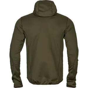 Deer Stalker Full-zip Fleece Hoodie Härkila - Willow green 
