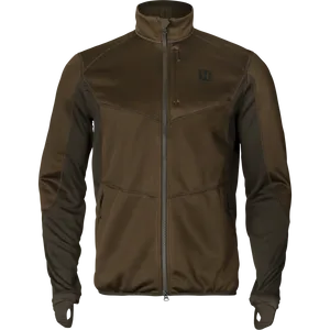 Härkila Scandinavian Fleece Jacka - Willow Green/Deep Brown 