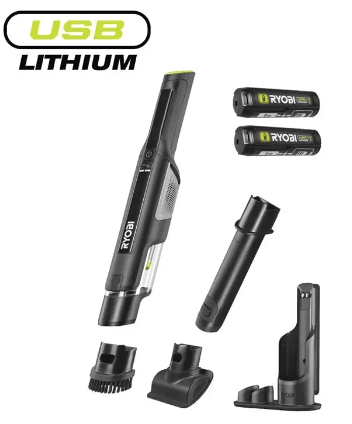 Ryobi RHV44-220G Handdamsugare med laddstation 4V USB Lithium
