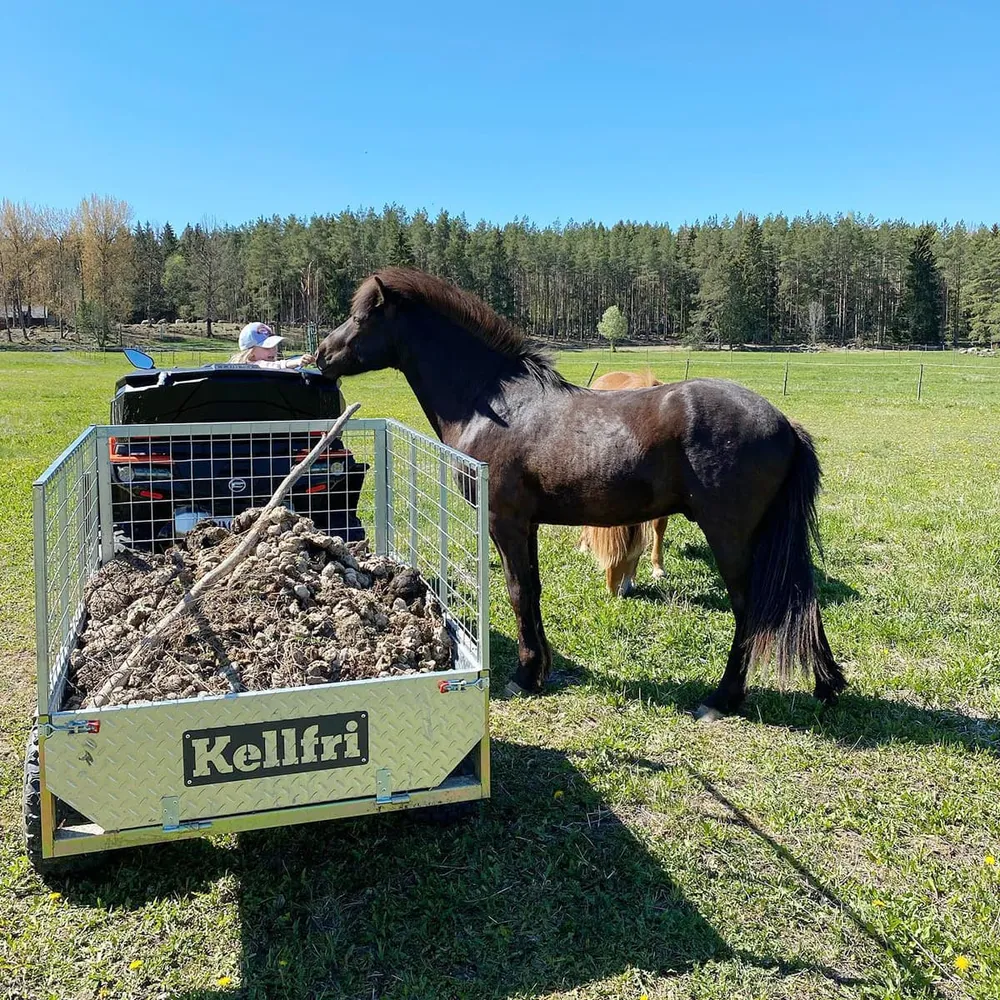 Förhöjningsläm till tippvagn ATV TV06PRO, galler Kellfri