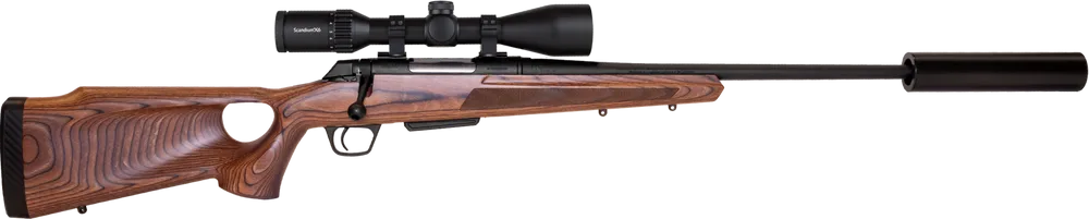 Winchester XPR Thumbhole + Scandium X6 2-12x50i + RCC Hunter ljuddämpare *