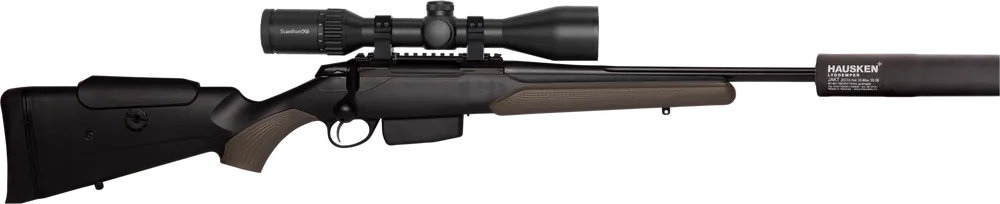 Tikka T3x Vakpaket Björn + Scandium X6 2-12x50i + Hausken JD244 ljuddämpare och vapenfodral *