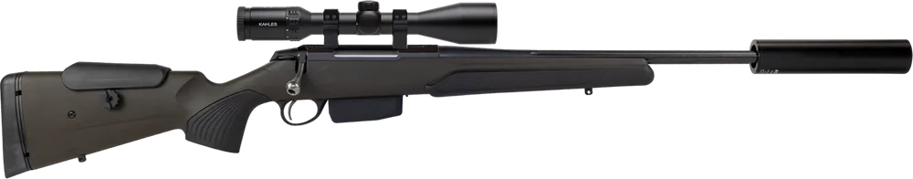 Tikka T3x J.E Brun ADJ + Kahles Helia 2-10x50i + RCC Hunter ljuddämpare *